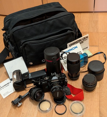 Chinon kamera set mit - ce-4, kamera-set